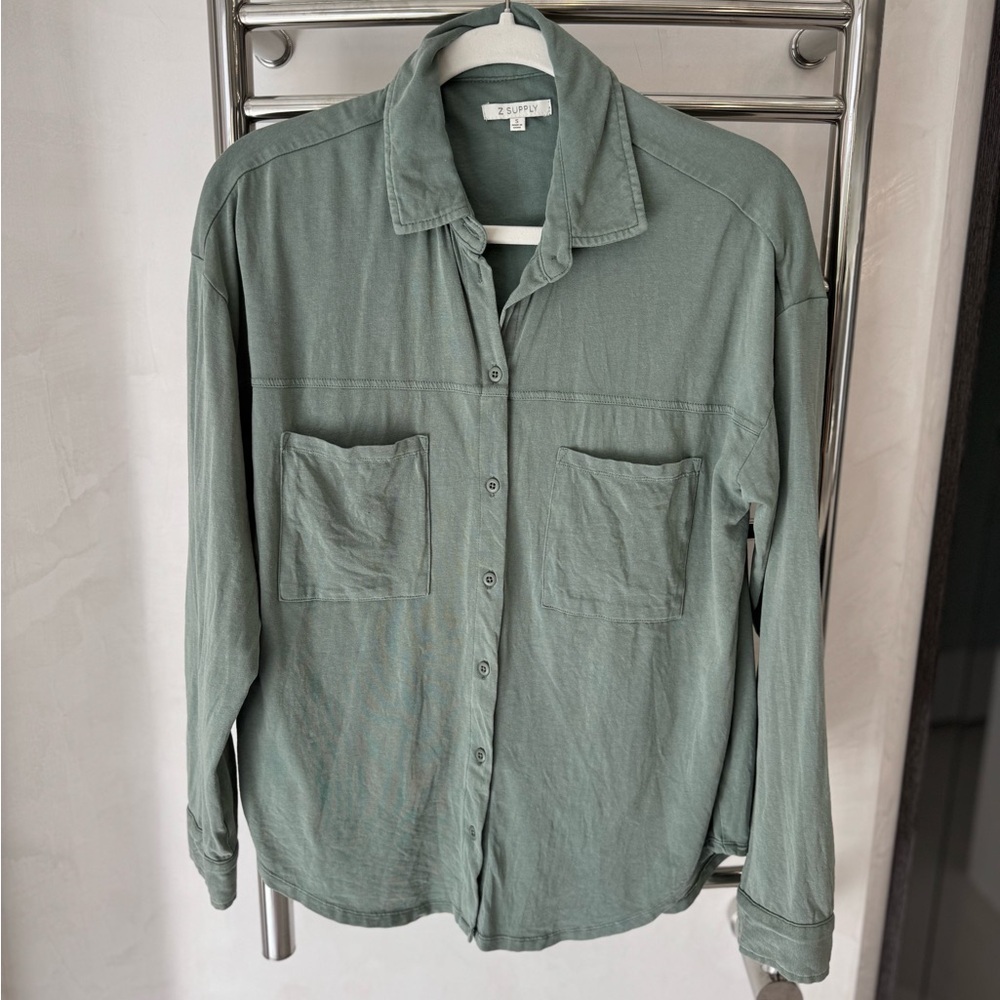 Z Supply Sage Green Utility Shirt